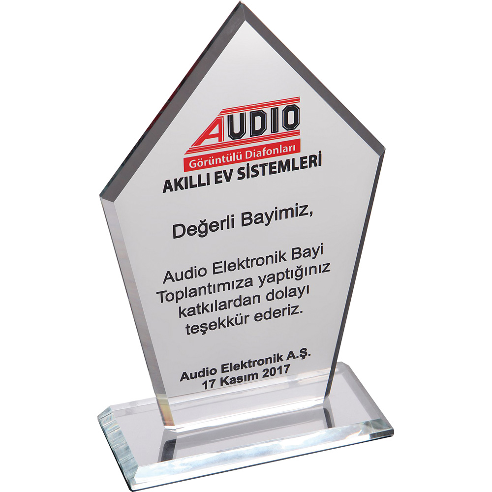 EKT-161-SFF Kristal Plaket – görsel 1