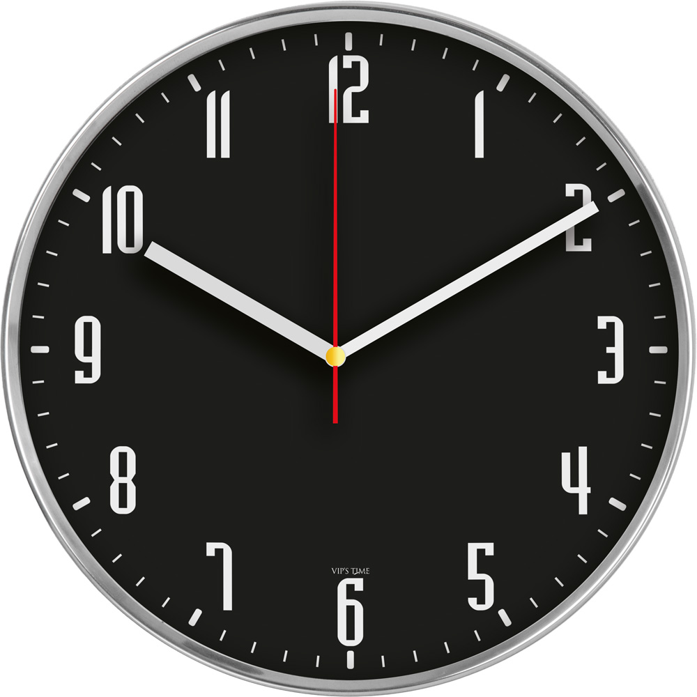 V30-930 Paslanmaz Metal Duvar Saati – görsel 1